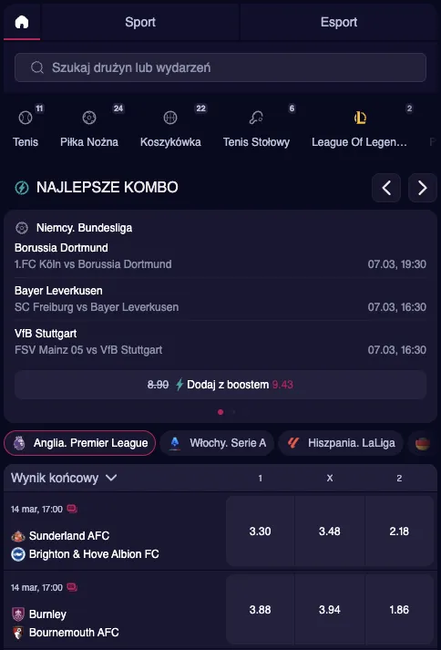 NV Casino zakłady sportowe i e-sport